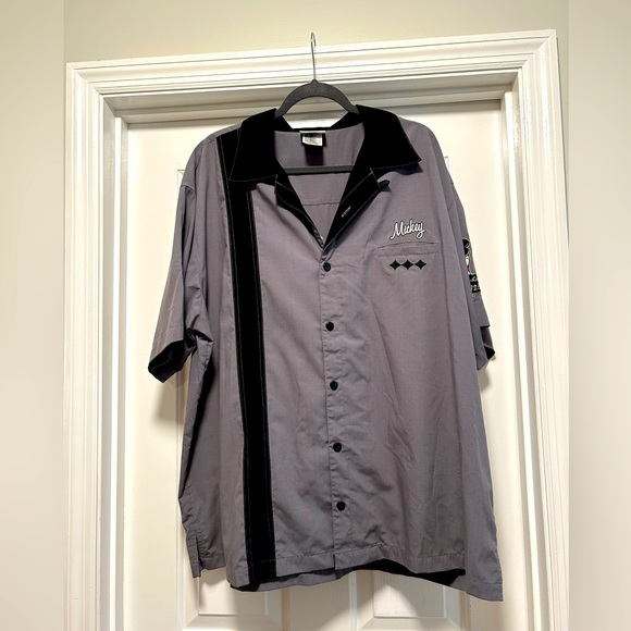 Disney Shirts Disneyland Authentic Mens Mickey Kingpin Bowling